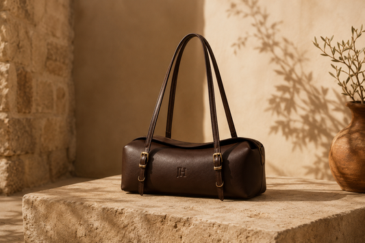 ALMAS - Le Sac Géométrique en Cuir